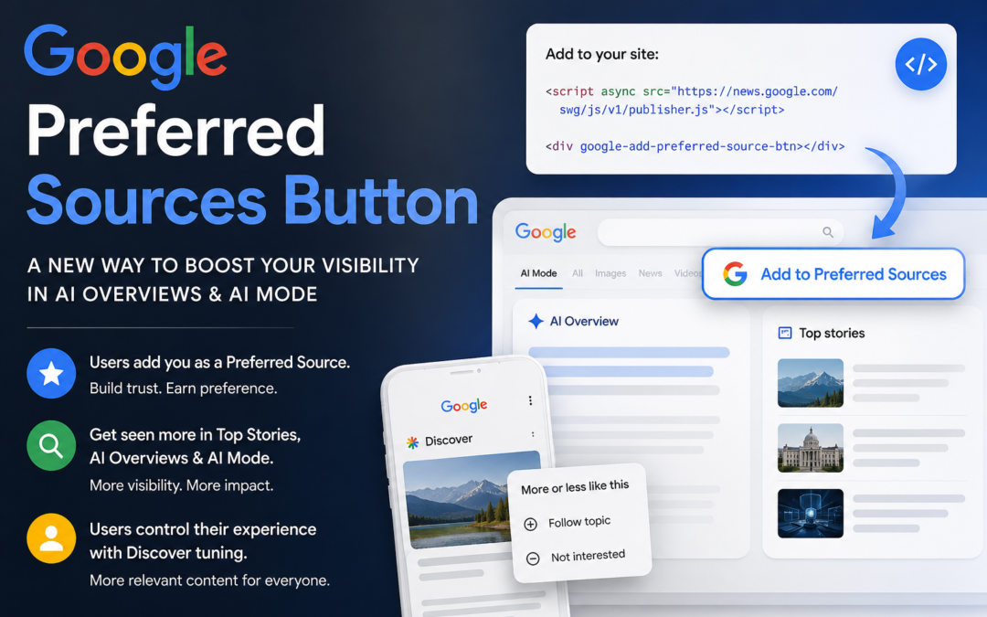 Google’s New Preferred Sources Button Could Change How Websites Build AI Search Visibility